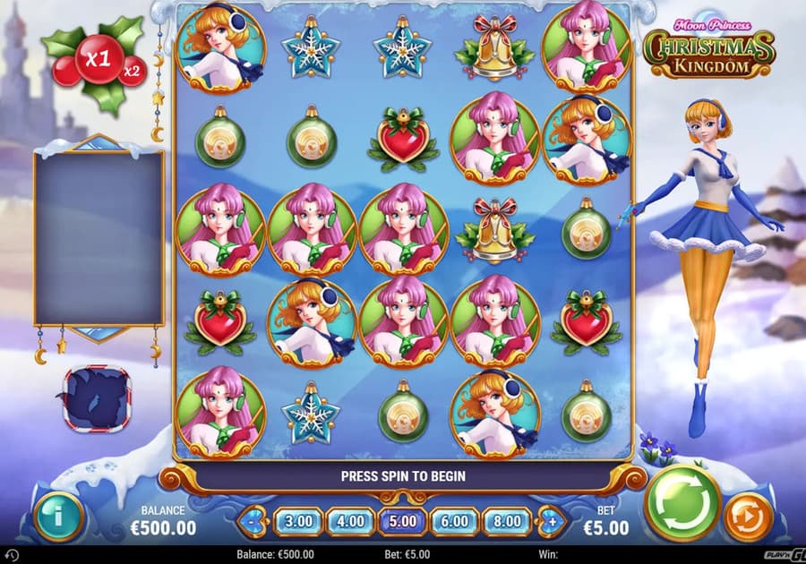 Official Moon Princess Christmas Kingdom game cover artwork